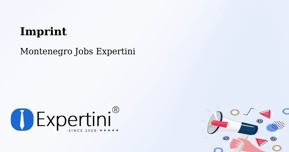 Imprint – Tivat - Montenegro Jobs Expertini